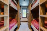 Bedroom 7 with four bunks